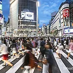 Shibuya, Walk To Shibuya Crossing